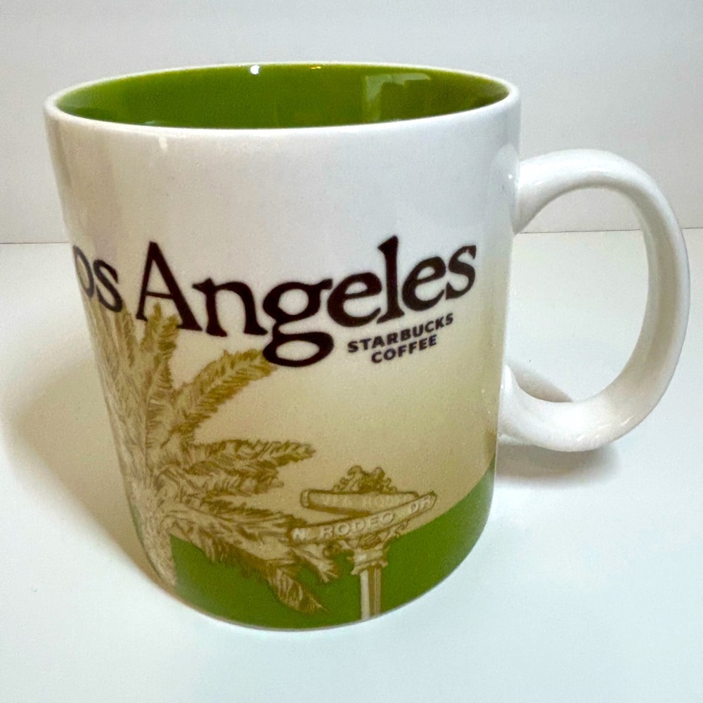 Starbucks Los Angeles White and Green City Mug